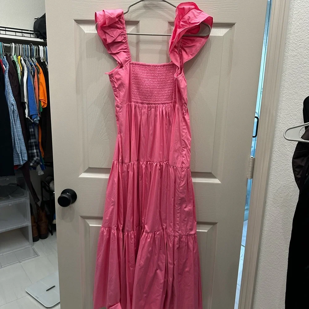 Abercrombie & Fitch Pink Maxi Dress